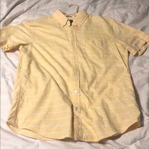 Yellow American eagle button down